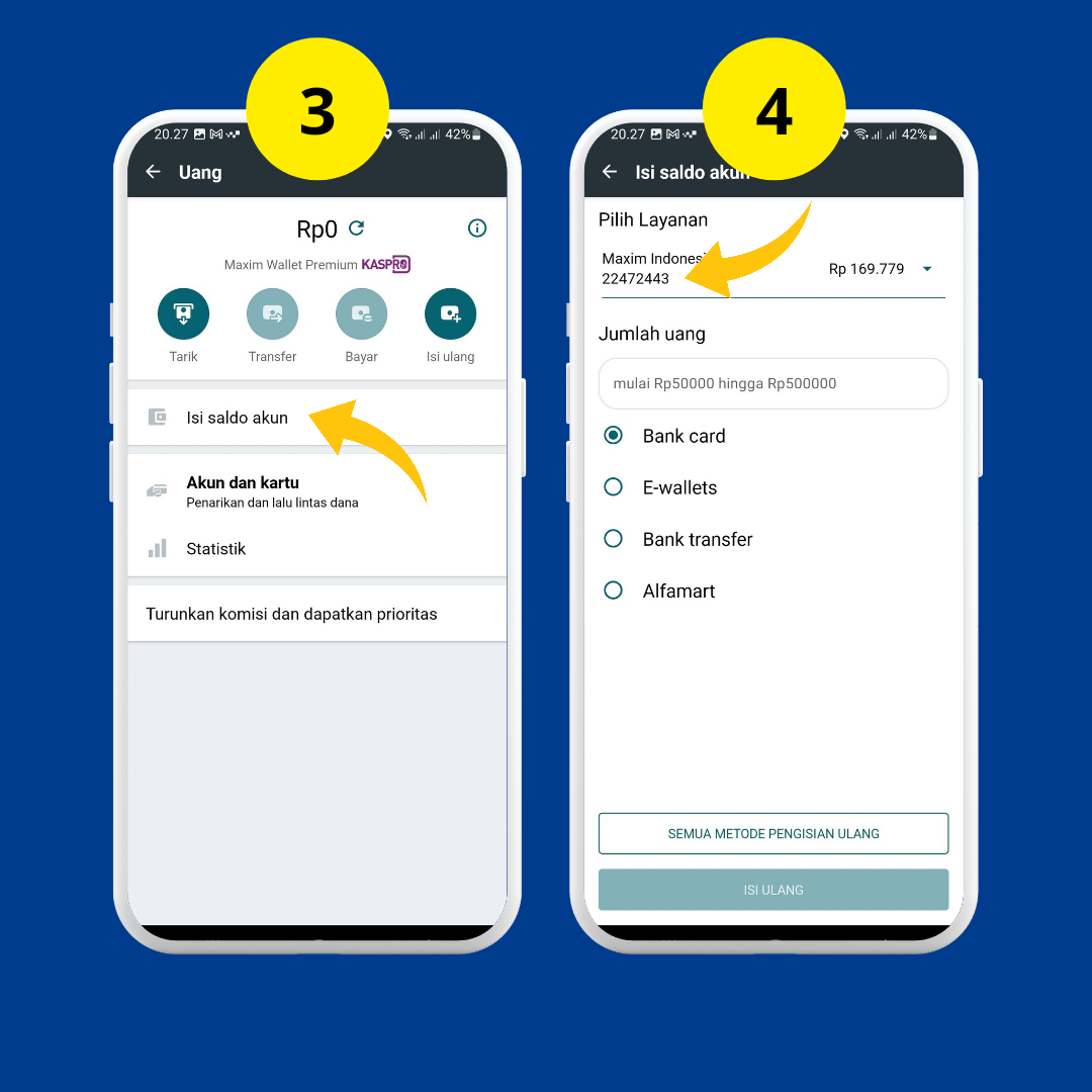 Cara Top Up Saldo Driver Maxim di Aplikasi DIGIPULSA