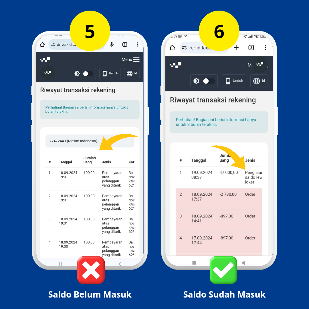 Pembelian Sukes Tapi Saldo Tidak Masuk di Akun Taxsee Driver? Jangan Panik!