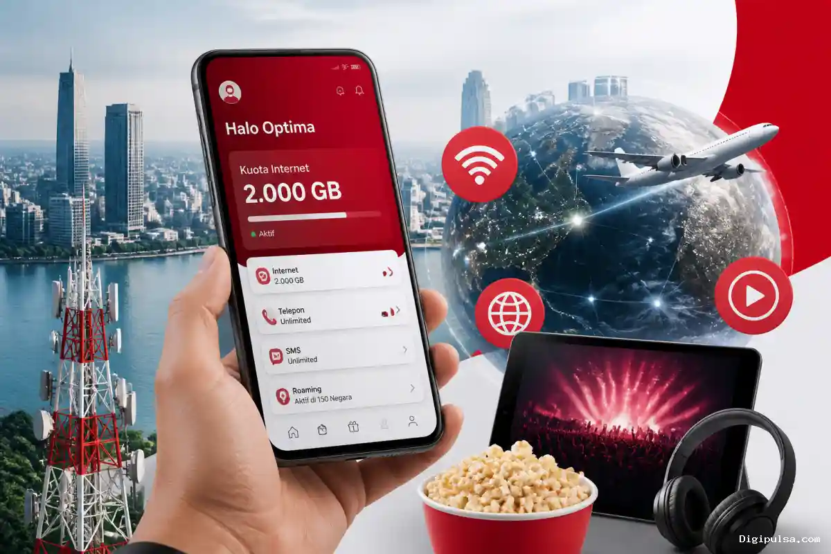 Halo Optima Telkomsel Hadir dengan Kuota hingga 2.000 GB