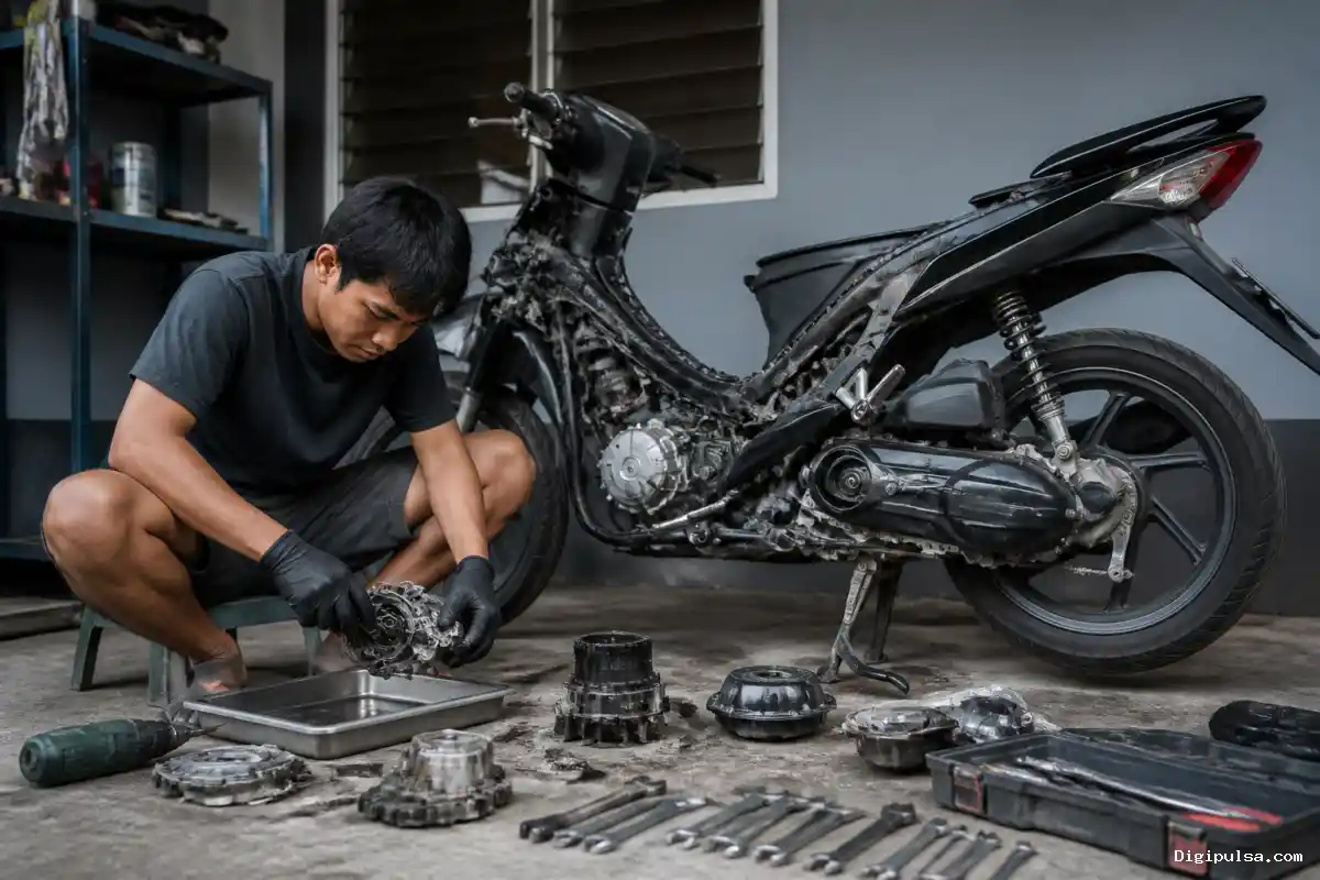 Risiko Sering Bongkar Pasang Komponen Motor di Rumah