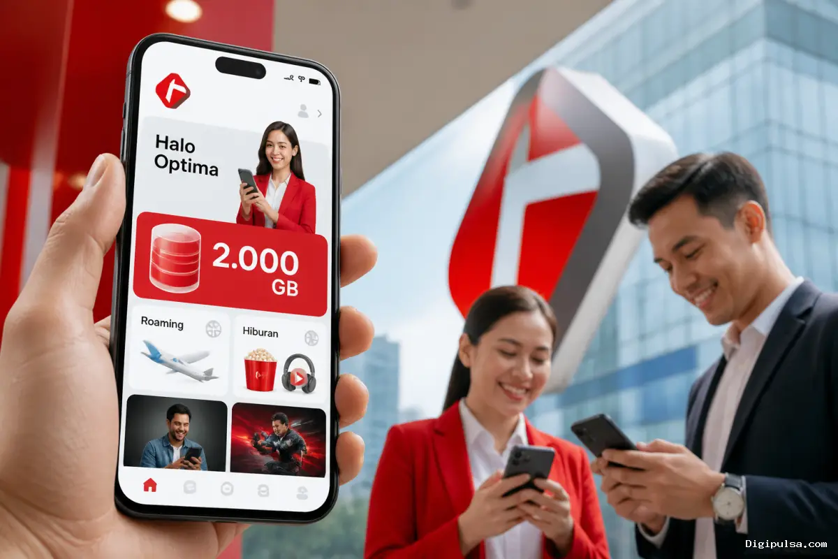 Telkomsel Luncurkan Halo Optima dengan Kuota hingga 2.000 GB